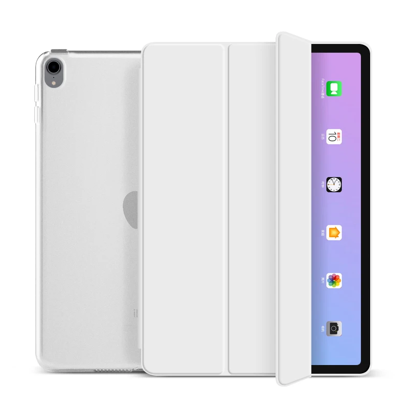 Trifold PU кожаный ПК + ТПУ чехол для iPad Mini1 2 3 4 5 6 7 Air 3 Air 4 Pro 11 Pro 12,9