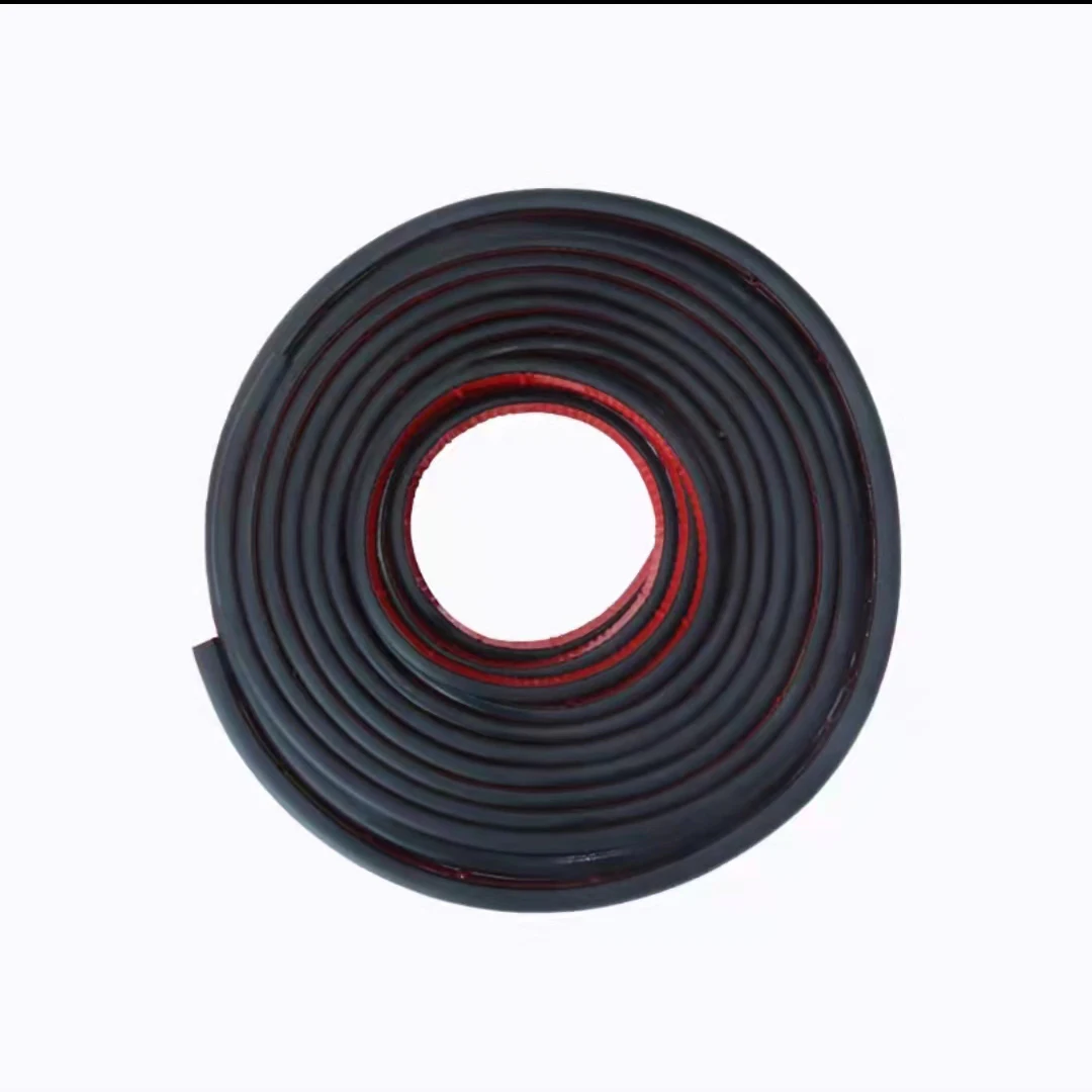 Self-adhesive B gasket EPDM sealing strip foam rubber B shape rubber seal strip