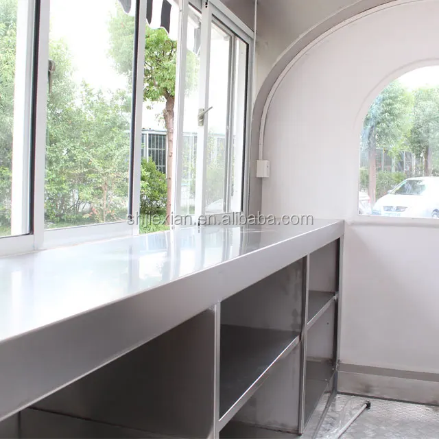 JX-FR300WH Food concession trailers, Custom concession trailer, Coffee trailer cart for sale