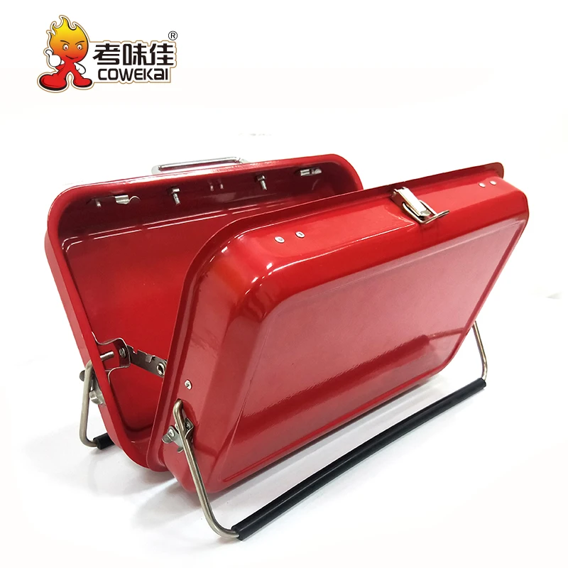 Factory OEM ODM Foldable Folding portable charcoal BBQ Barbecue Grill Outdoor