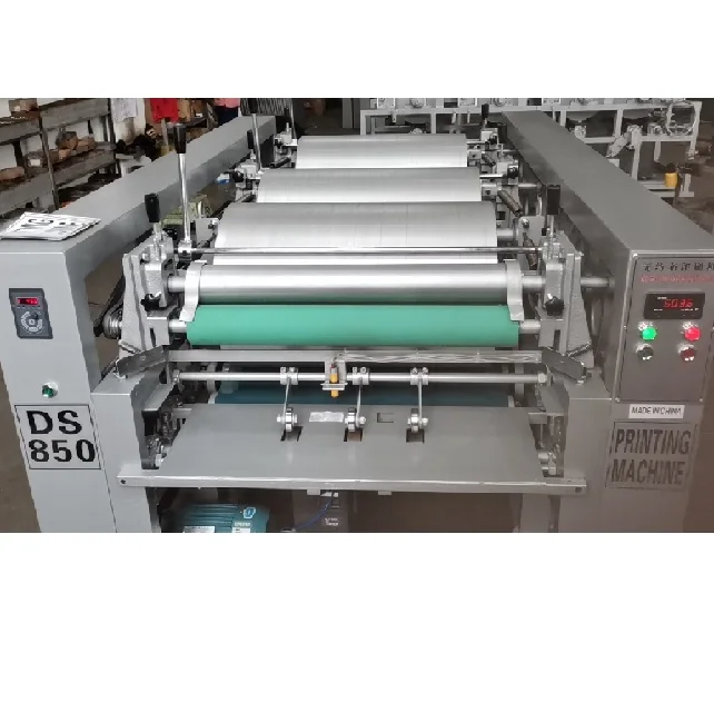 DS-850 Three Color ready bag Printing Machine  non-woven Flexographic Printer piece by piece