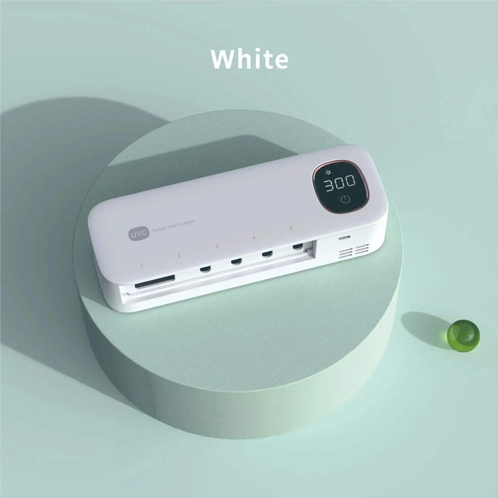 Wall-mounted Toothbrush Wind Drying UVC LED Toothbrush Sanitizer for Home Waterproof Bathroom Accessories