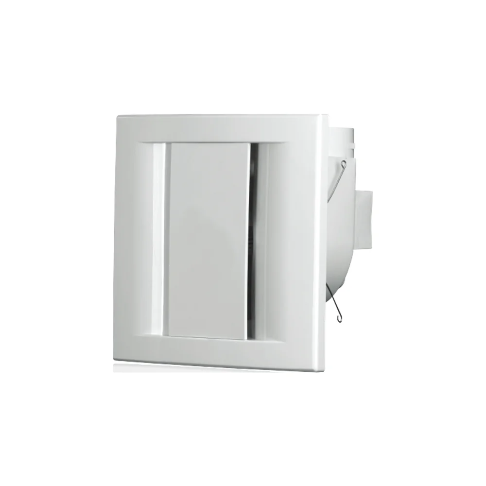 6 8 10 Inch 220V Plastic Silent Bathroom Kitchen Ceiling Mounted Exhaust Fan with LED Light Ventilation Exhaust Fan