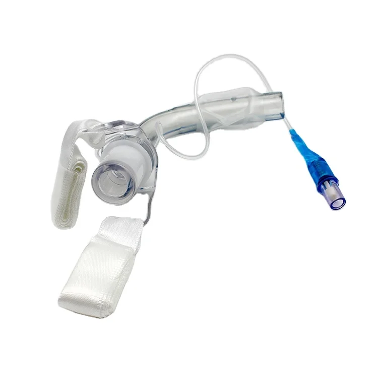 
Good Price Cuffed Medical Disposable Tracheostomy Tube With Inner Cannula 