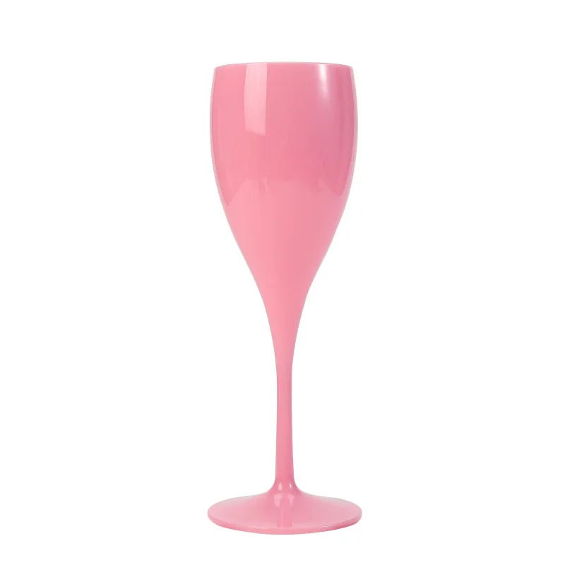 Wholesales Factory direct sales Customized logo Plastic Wine Glasses