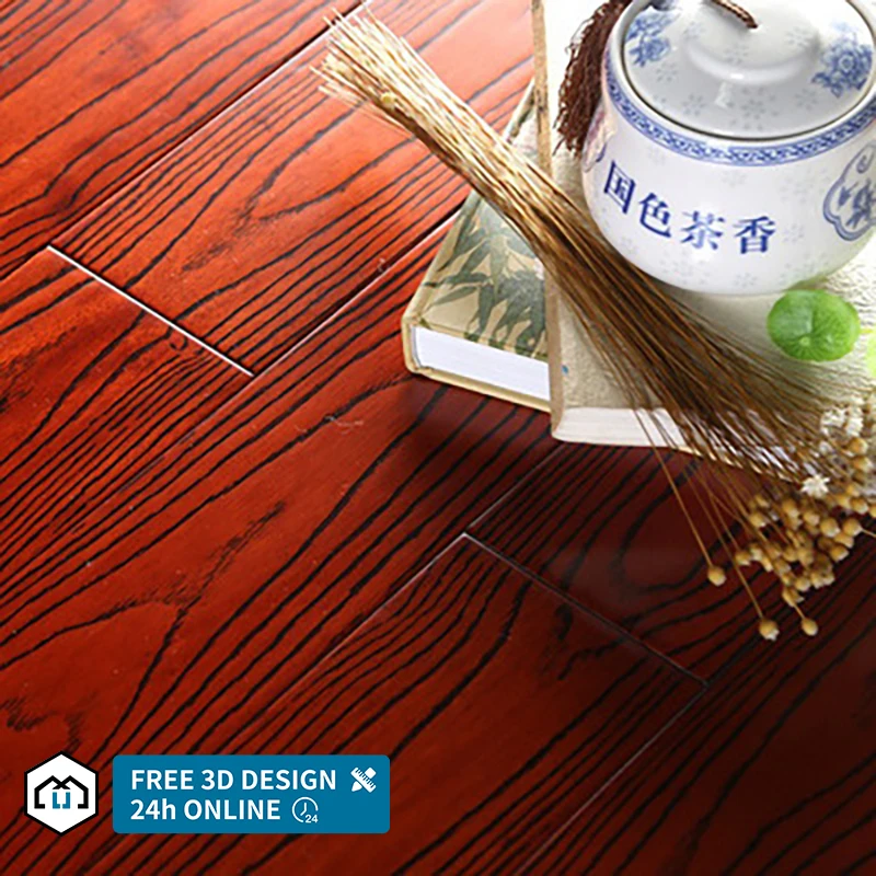 220MM wide European white oak engineered wood flooring Guangzhou factory smooth oak multiply hardwood flooring