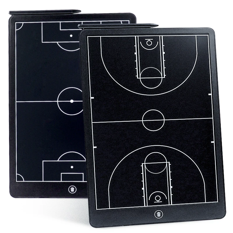 16-Inch Tactical Digital LCD Writing Pads Coach Board Soccer Basketball Handball Volleyball Magic Drawing Board-ABS Memo Pad