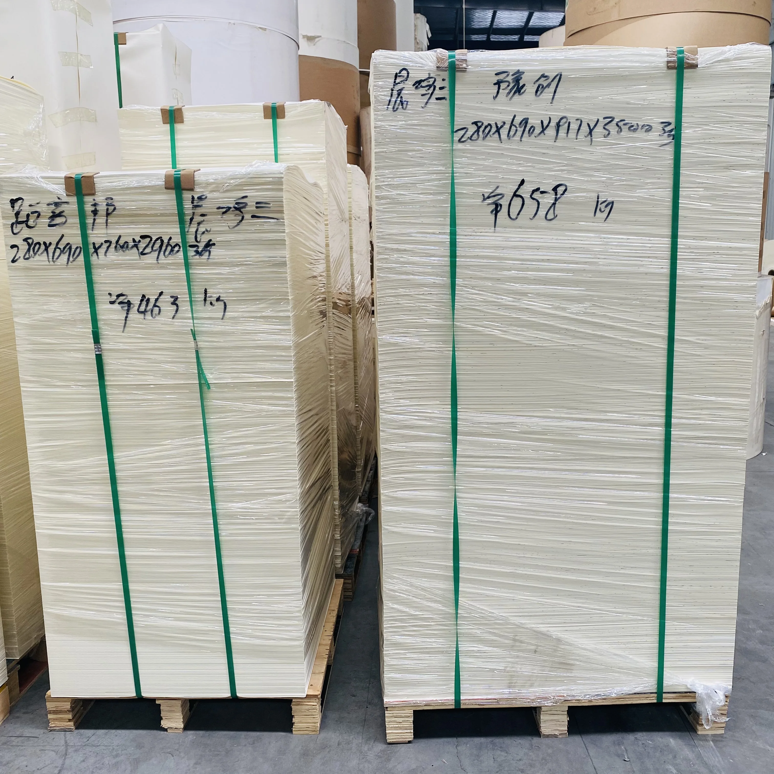 280gsm Raw materials for paper cups pe coated paper in sheet