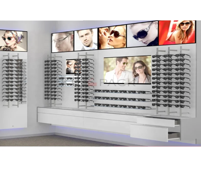 Солнечные очки дисплей оптический магазин интерьерная мебель витрины