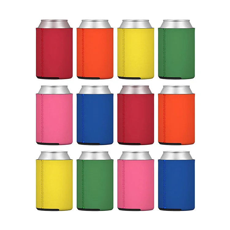 Blank Wholesale Standard 330ml 12oz Beer Can Cooler Neoprene Stubby Holder Drink Coozies