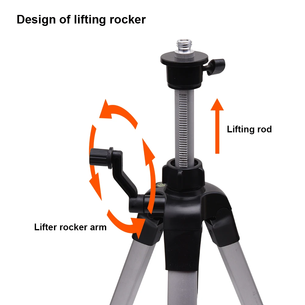 HARDEN Top quality 570mm-1450mm aluminium elevator tripod optical instruments tripod laser level tripod