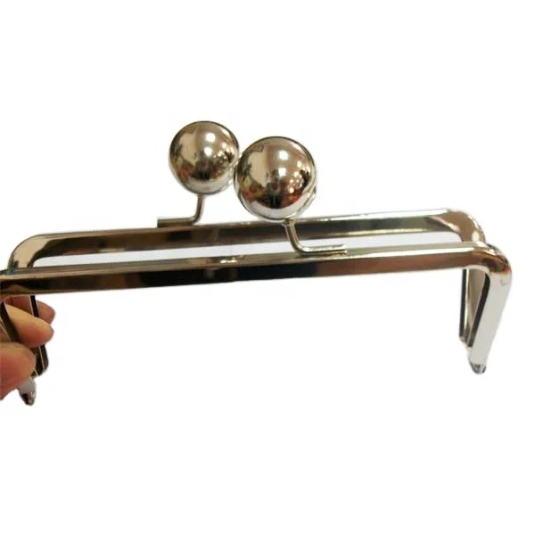 Large Ball 7 inch Metal Bag Frame for Handbags