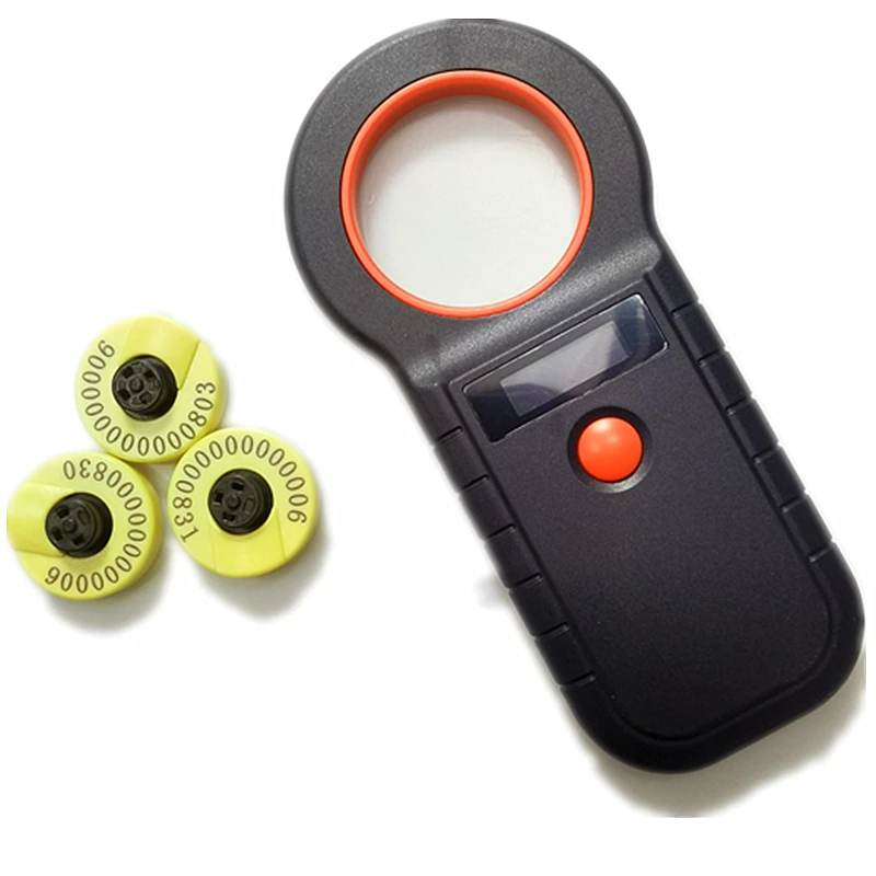 134.2KHz RFID Pet Microchip Scanner ISO11784/5 Handheld Animal RFID Reader for Dogs and Cats