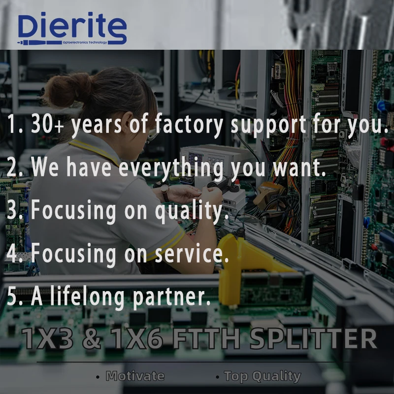 Dierite-Jt FTTH Fiber Optic Adapter with Low Insertion Loss and OM4 for Reliable Telecommunication Networks with FactorySupport