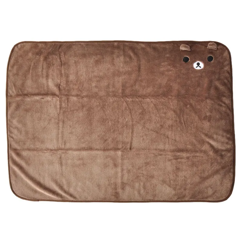 Super Warm Cartoon bunny baby travel blanket with toy