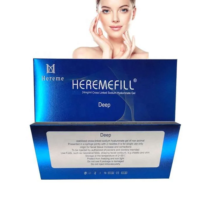 
2021 Hot sale cross linked sodium hyaluronate gel best products nose dermal filler injection 2 ml filler 