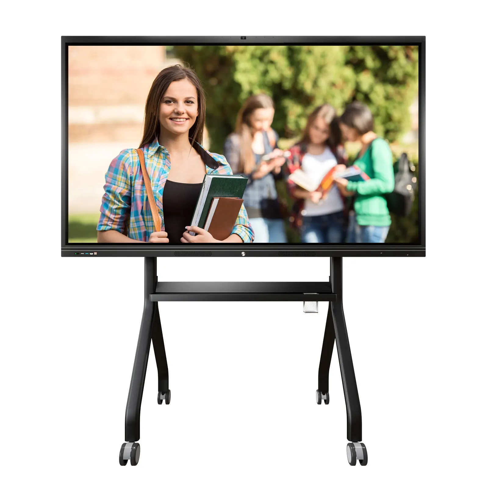 High quality 4K 55 65 75 inch school smart board interactive touch screen board interactive whiteboard with projector