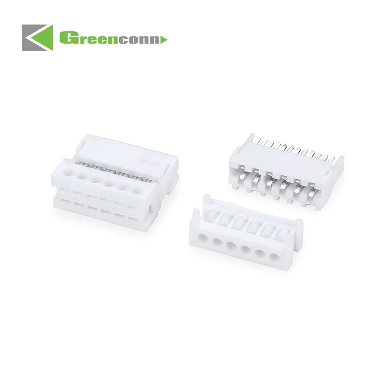 wire to board Rastlink 2.50mm Single Row Female connector RAST IDC  connector locking mechanisms r idc male connector