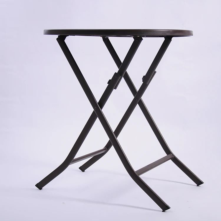 Wholesale modern casual design plastic table top non-slip foot dining table