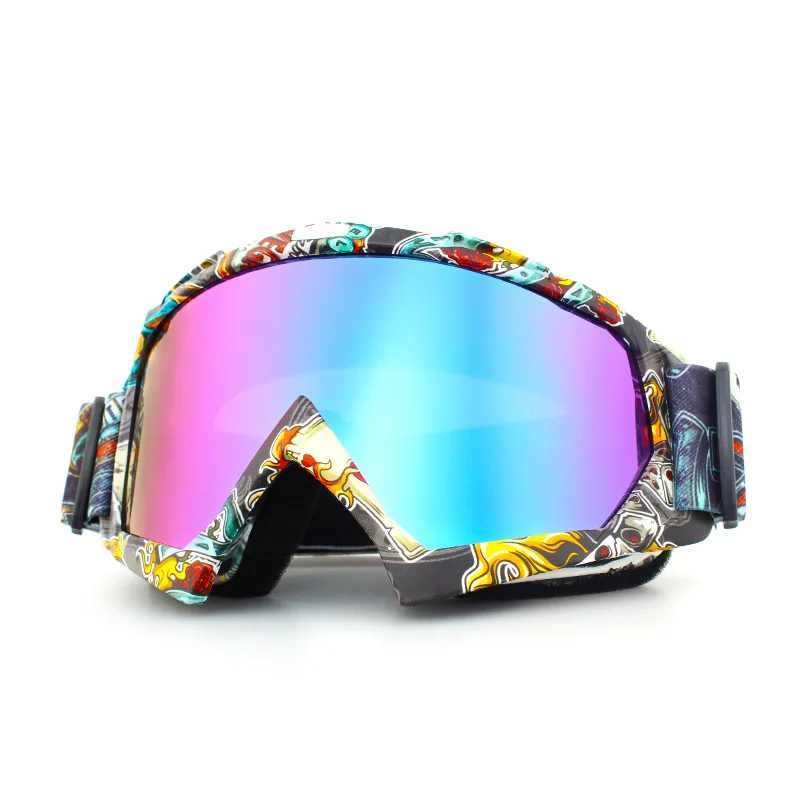 Factory Cheap Fashion Colors Safety Custom Riding Goggles Motocross Goggles Motorcycle Goggles
