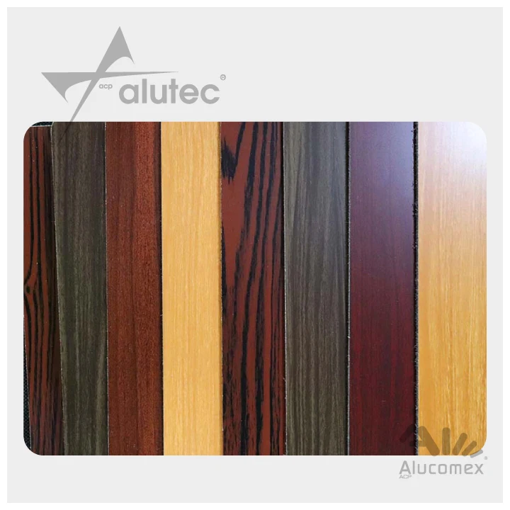 Уличные алюминиевые композитные панели, строительные панели, деревянные, шоколадные, ACP, строительные панели, лист