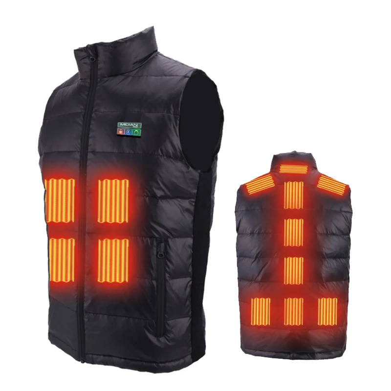 Midian Factory Hunting Heated Vest Hiking Vest Outdoor Electronic Warm Vest Men Lightweight Heated Vest With Battery Power