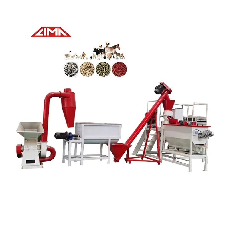 LIMA Pet Chicken Poultry Feed Shrimp Food Making Production Line Processing Pelletizadora Machines Pelletizer For Animal Feeds