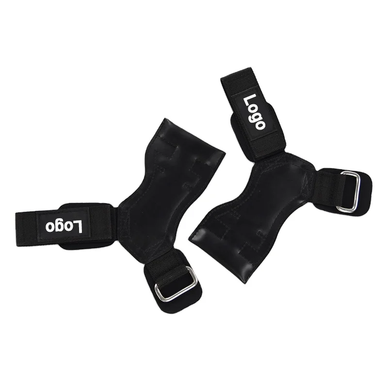 Weight Lifting Hand Grips Heavy Deadlifts Rows Pull Ups Neoprene Padded