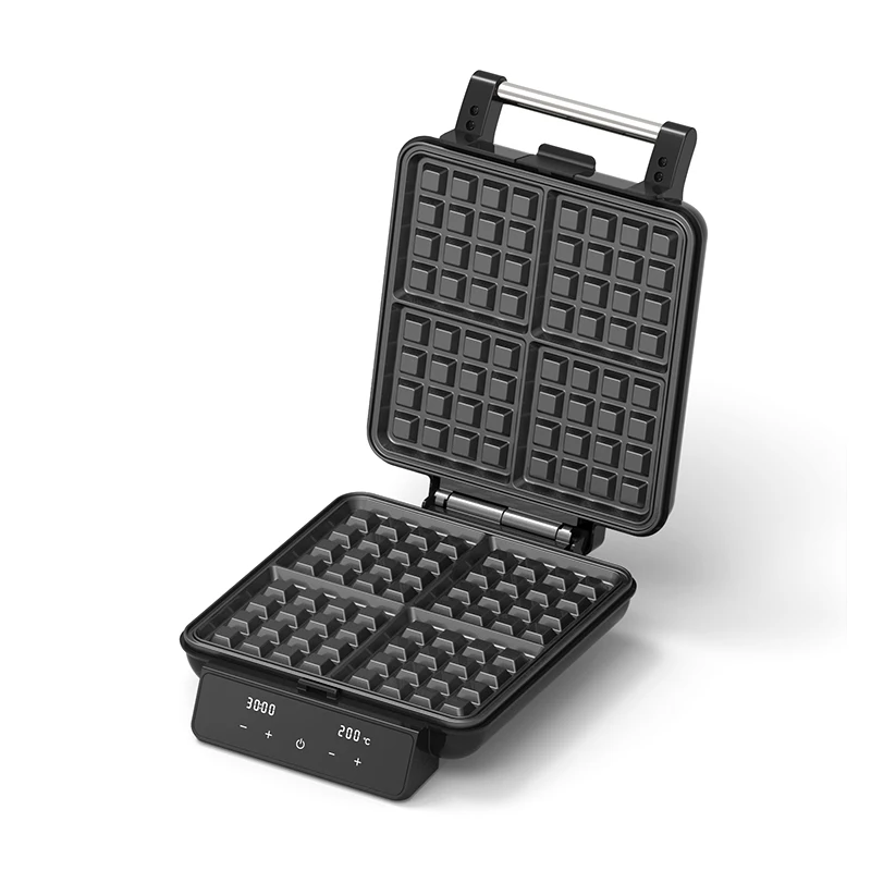 Factory Commercial Bubble Waffle Maker Egg Waffle Maker Suppliers 110V 220V 1200w Silver Body OEM Replaceable plate