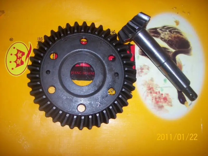 tricycle axle spiral bevel gear
