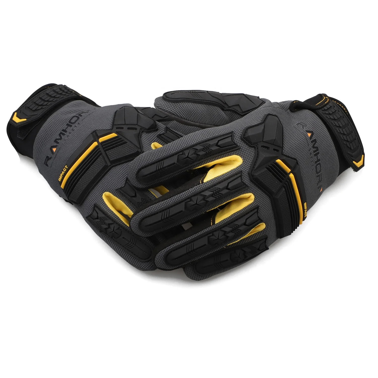 TPR Anti-Impact Custom Work Gloves Heavy Duty Protection Safety Gloves SBR Anti-slip Working Safety Mechanics Gloves