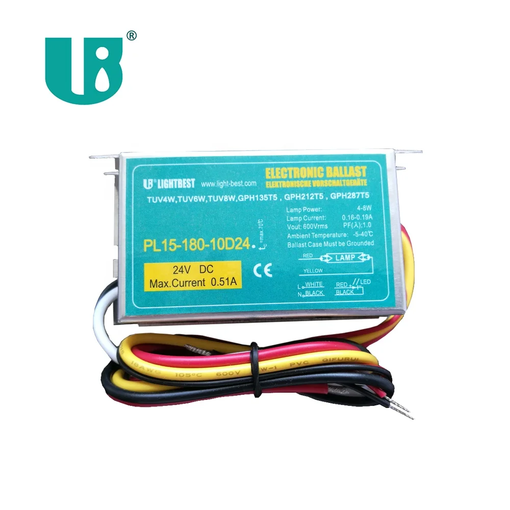 24v dc electronic ballast for uv lamp