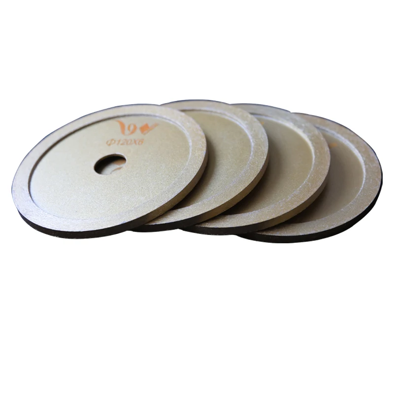 120mm Abrasive Stone Grinding Wheels Diamond Grooving Wheel For Ceramic Diamond Ceramic Grinding Wheel
