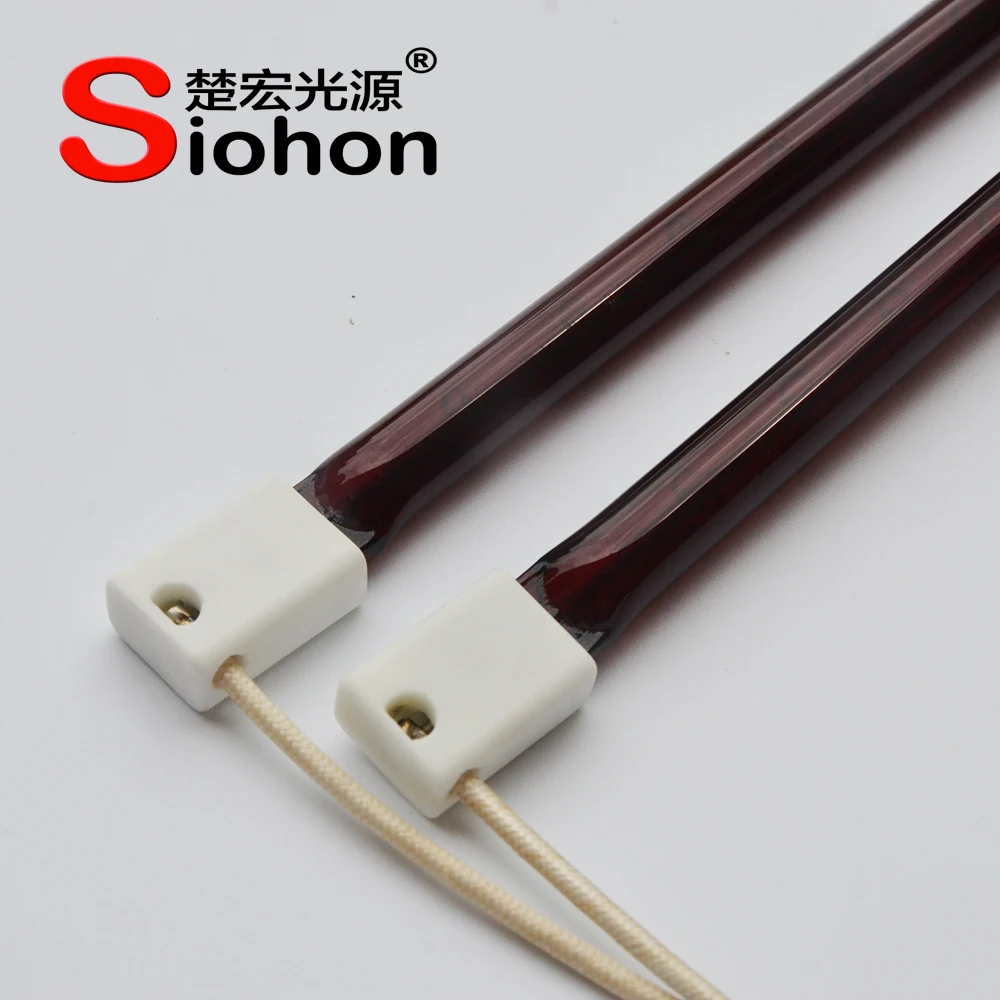 Siohon Ruby Красные кварцевые блики уменьшенные лампы инфракрасное нагревание для покрытий