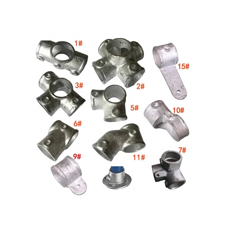 Cast Iron Key Pipe Clamp Fittings For Playground Fence Clamps Pipe Fittings Pipe Connection