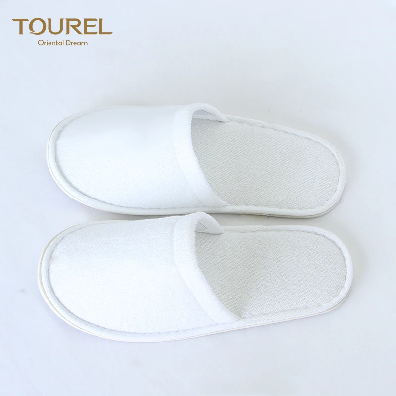Hot Sales Closed Toe Hotel Terry Towel Disposable Slipper