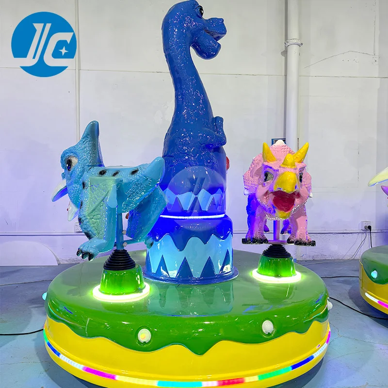 Coin-operated Colored Lights Fairground Merry Go Round Carousel for Sale