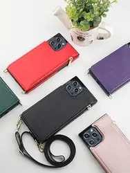 LFD1061 Fashion Wallet function cute wholesale leather silicon phone case machine 6.1 6.7 inch mobile phone bags cases