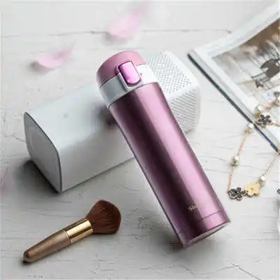 Stainless Steel 500ml Vacuum Flasks Thermos Cup, Tea Milk Coffee Travel Mug Thermo Bottle, Thermocup Gifts