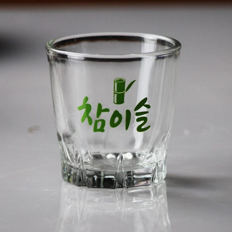 korean sake mini wine glass short glasses drinking soju cup 50ml custom soju shot glasses
