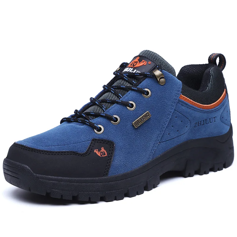 
Large Size Comfortable Antiskid Sepatu Outdoor Waterproof Trekking Shoes for Men 