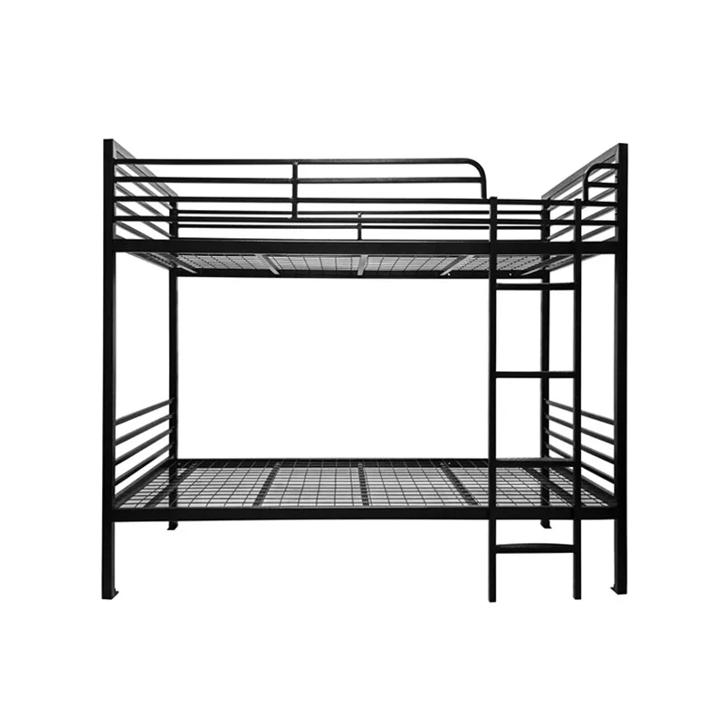 Cheap Price Dormitory Home Use Metal Steel Strong Bunk Bed with Mattress
