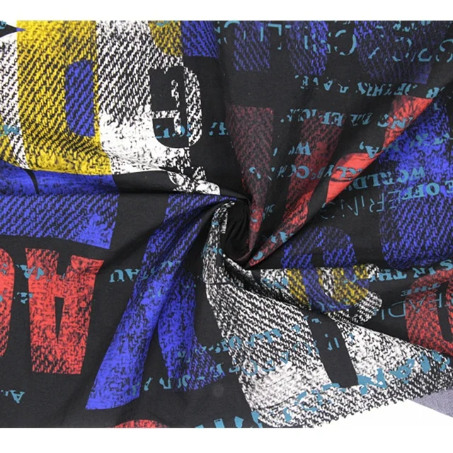 Online Customization 40D Men Jeans Wear Blazers Horizontal Stripe 100% Nylon Digital Printed Fabric