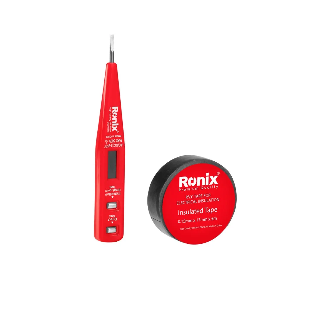 Ronix RS-0002 9 Pieces Herramientas General Hand Tool Sets Box Household Repair Craftsman Toolkit Factory Price