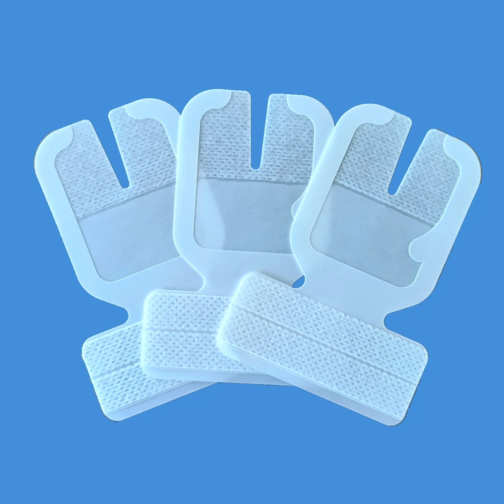 5*5.7cmSurgical Waterproof Transparent IV Catheter Cannular Securement Film Dressing First Aid Window frame pediatric