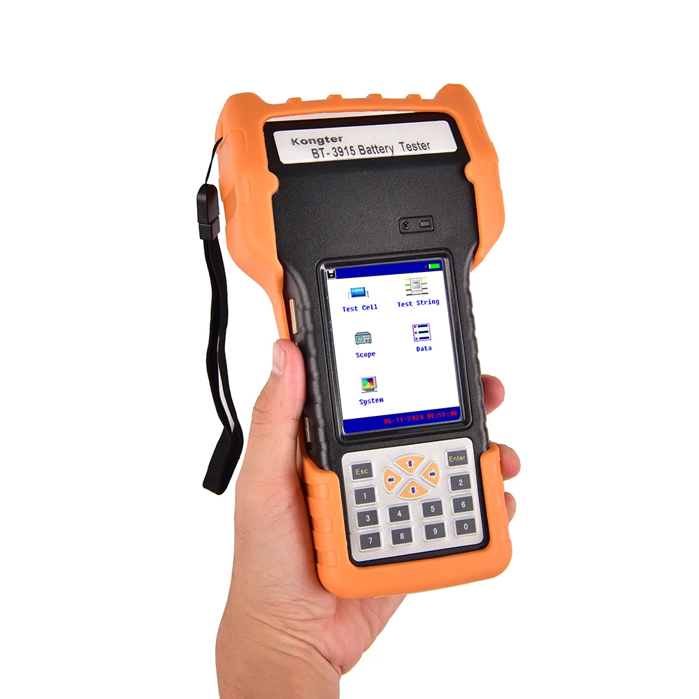 Kongter battery handheld tester battery capacity indicator with test of UPS battery internal resistance impedance conductance