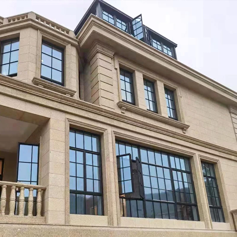 Slim Thermal Break Custom Outswing Window for Housing French Style Awning Window