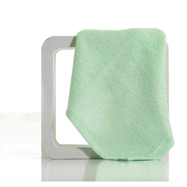 Wholesale Bamboo Small Towel Custom Baby Washcloths 25*25cm 500gsm Facial Cleaning Towel