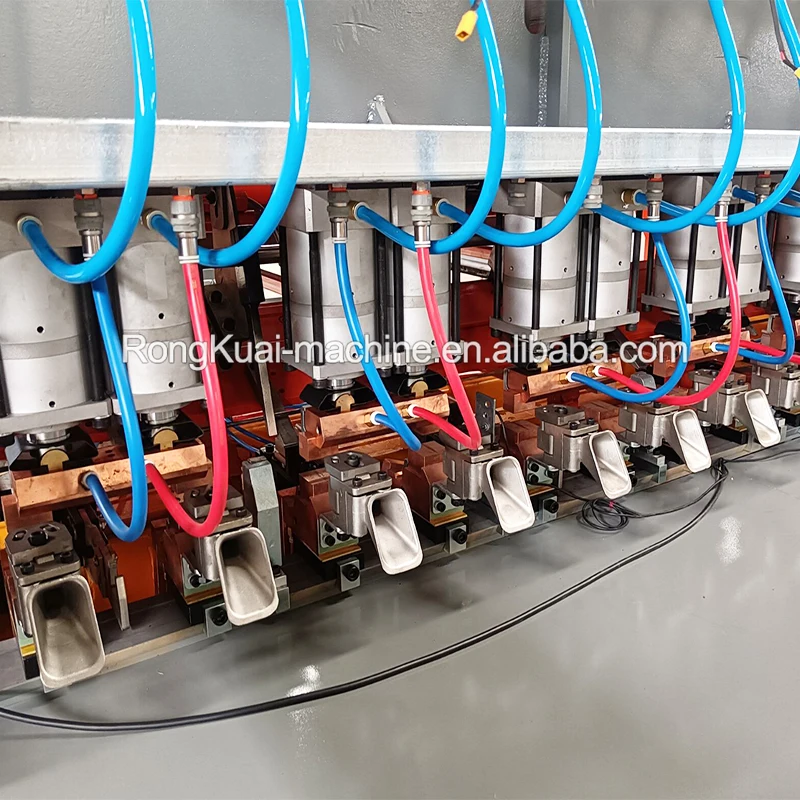 High speed pneumatic round wire and rebar mesh welding machine