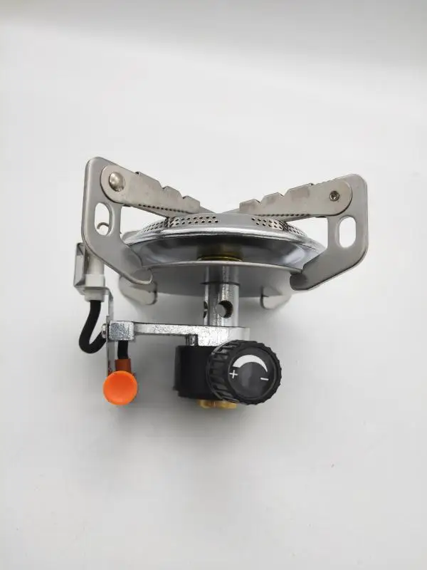 
New arrival one-piece portable outdoor folding mini gas camping stove 